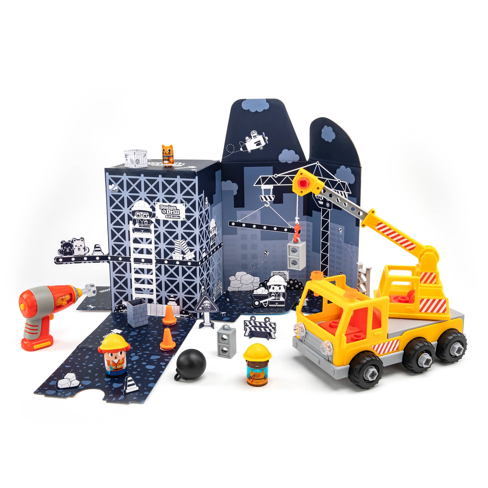 Educational Insights Design & Drill® Bolt Buddies® Crane Set